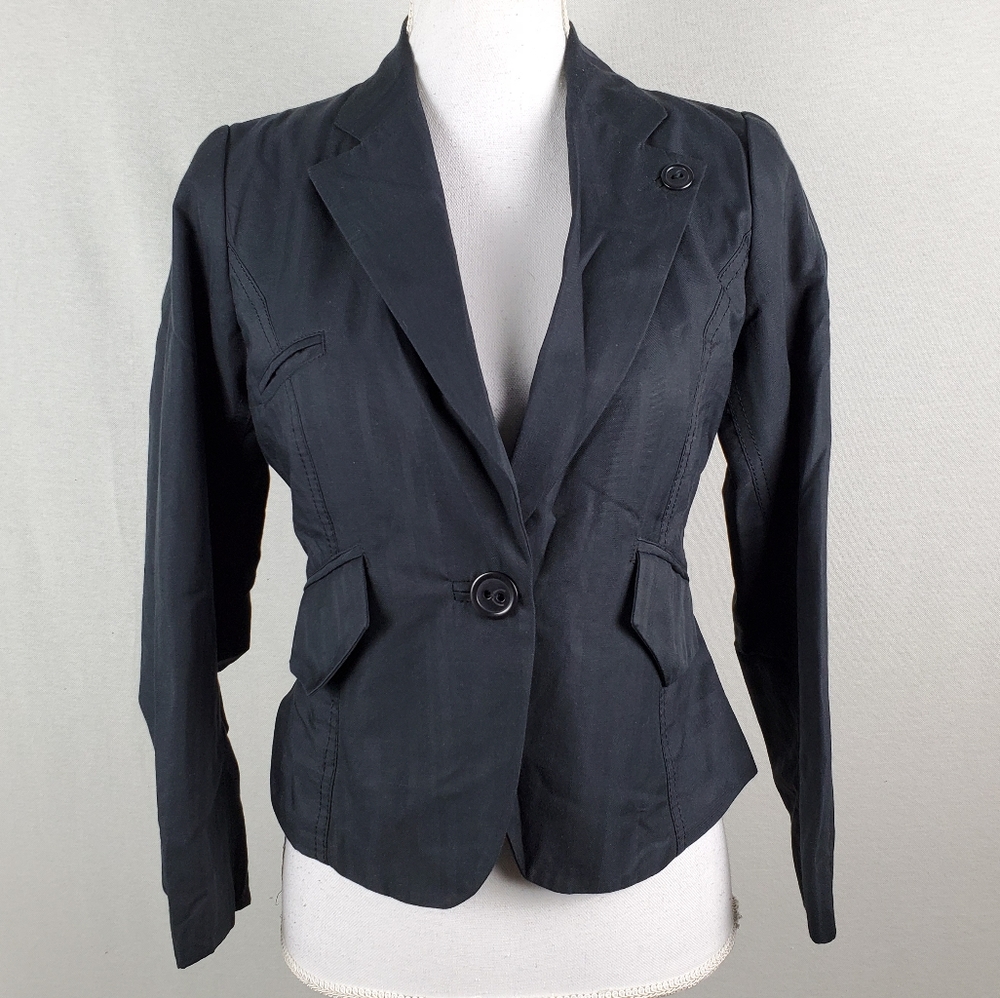 Cotélac Cropped Blazer Jacket One Button
